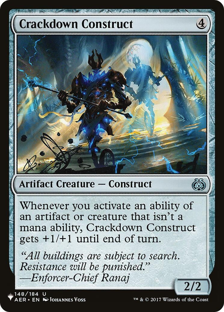 Crackdown Construct (148/184) (LIST)