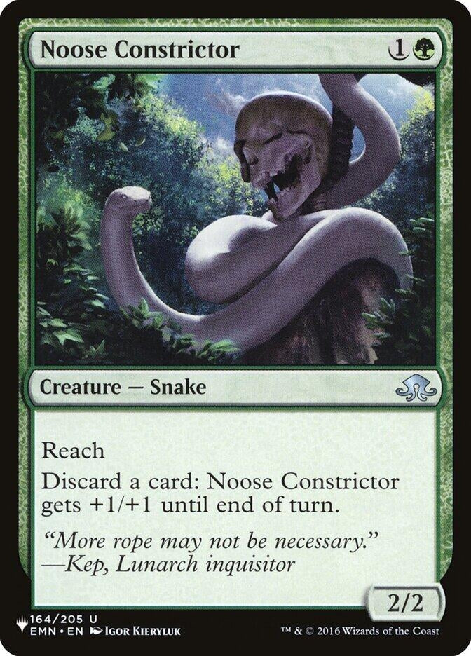 Noose Constrictor (164/205) (LIST)