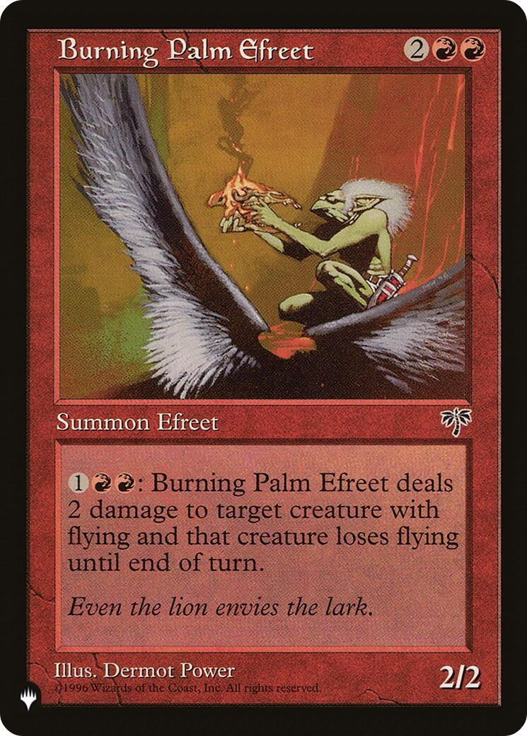Burning Palm Efreet (LIST)
