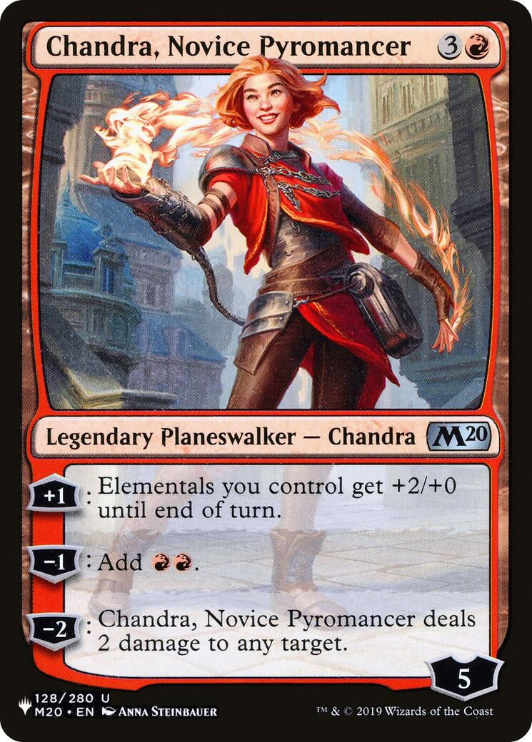 Chandra, Novice Pyromancer (128/280) (LIST)