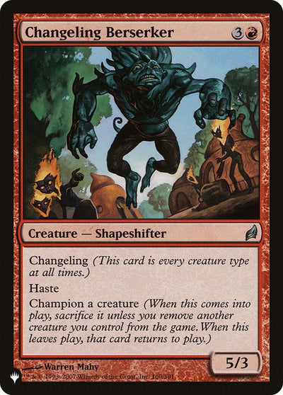 Changeling Berserker (160/301) (LIST)