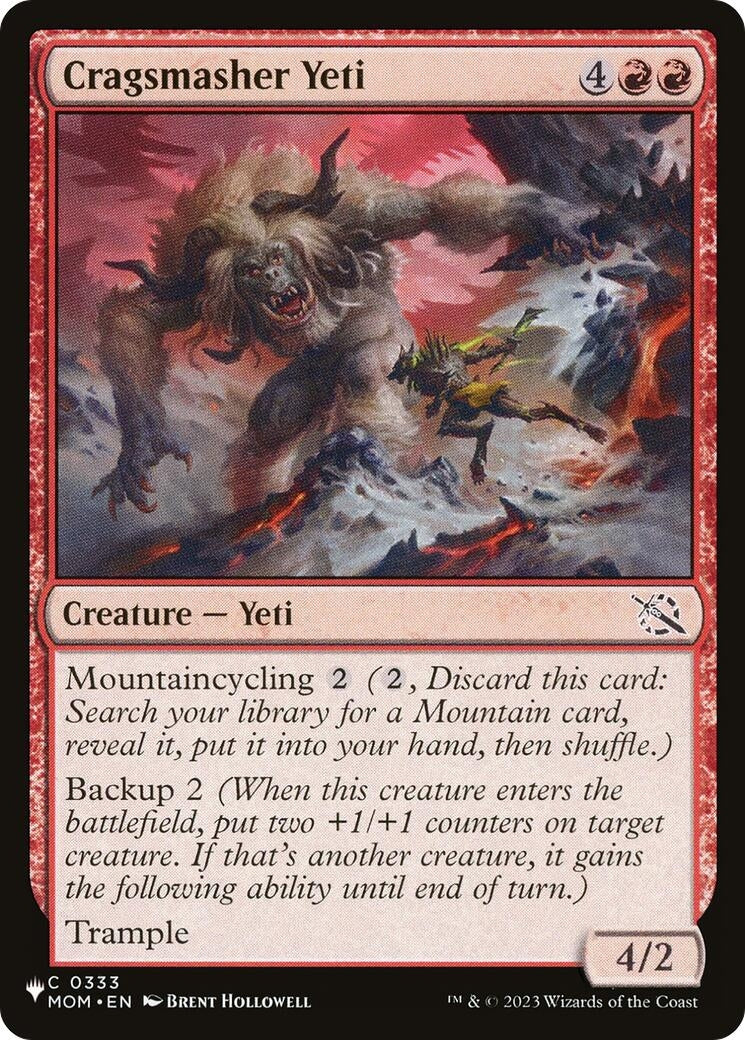 Cragsmasher Yeti (0333) (LIST)