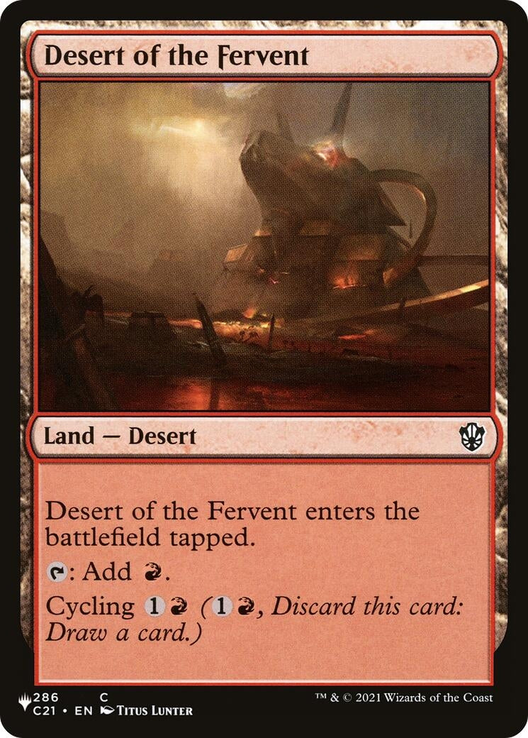 Desert of the Fervent (286/081) (LIST)