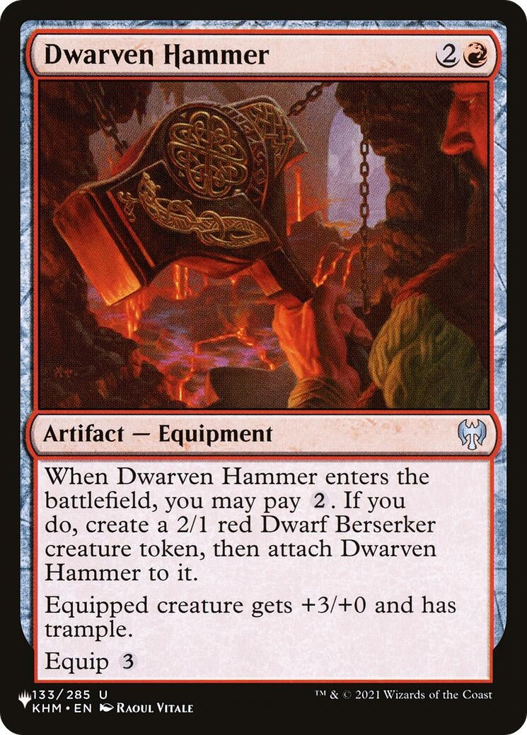 Dwarven Hammer (133/285) (LIST)