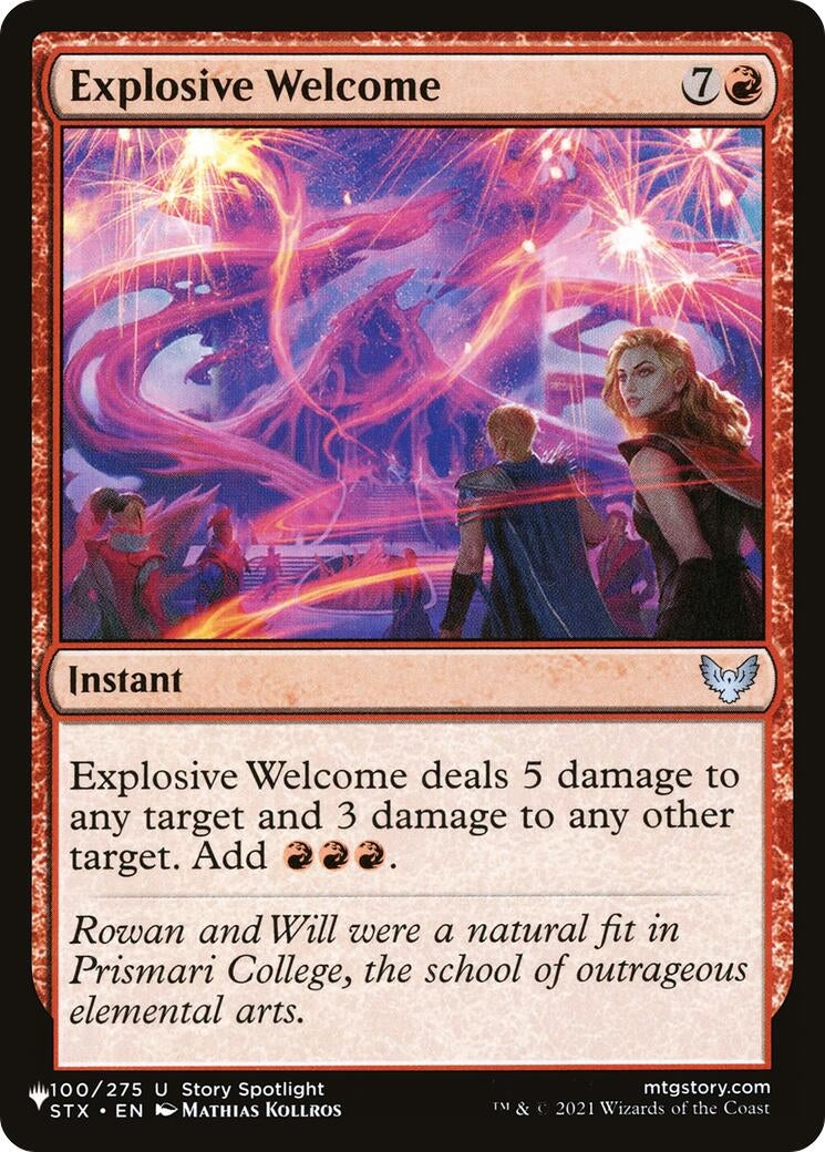 Explosive Welcome (100/275) (LIST)