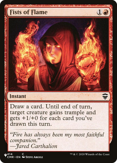 Fists of Flame (CMR) (414/361) (LIST)