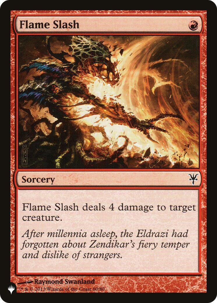 Flame Slash (60/80) (LIST)