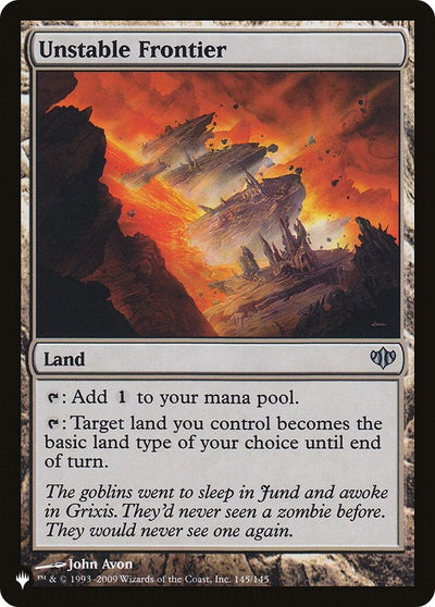 Unstable Frontier (145/145) (LIST)