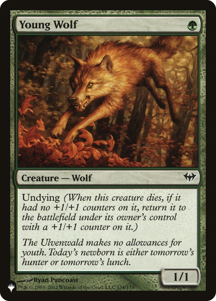 Young Wolf (134/158) (LIST)