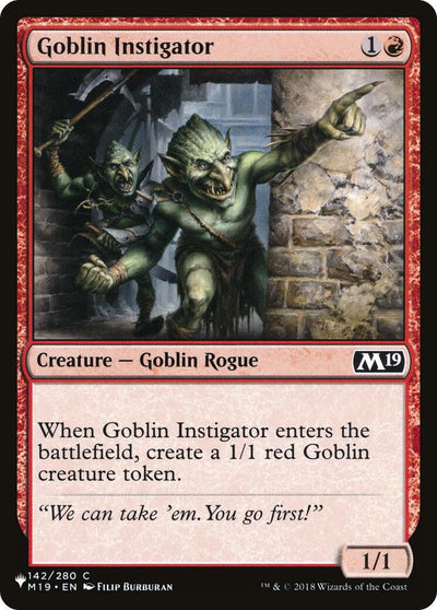 Goblin Instigator (142/280) (LIST)
