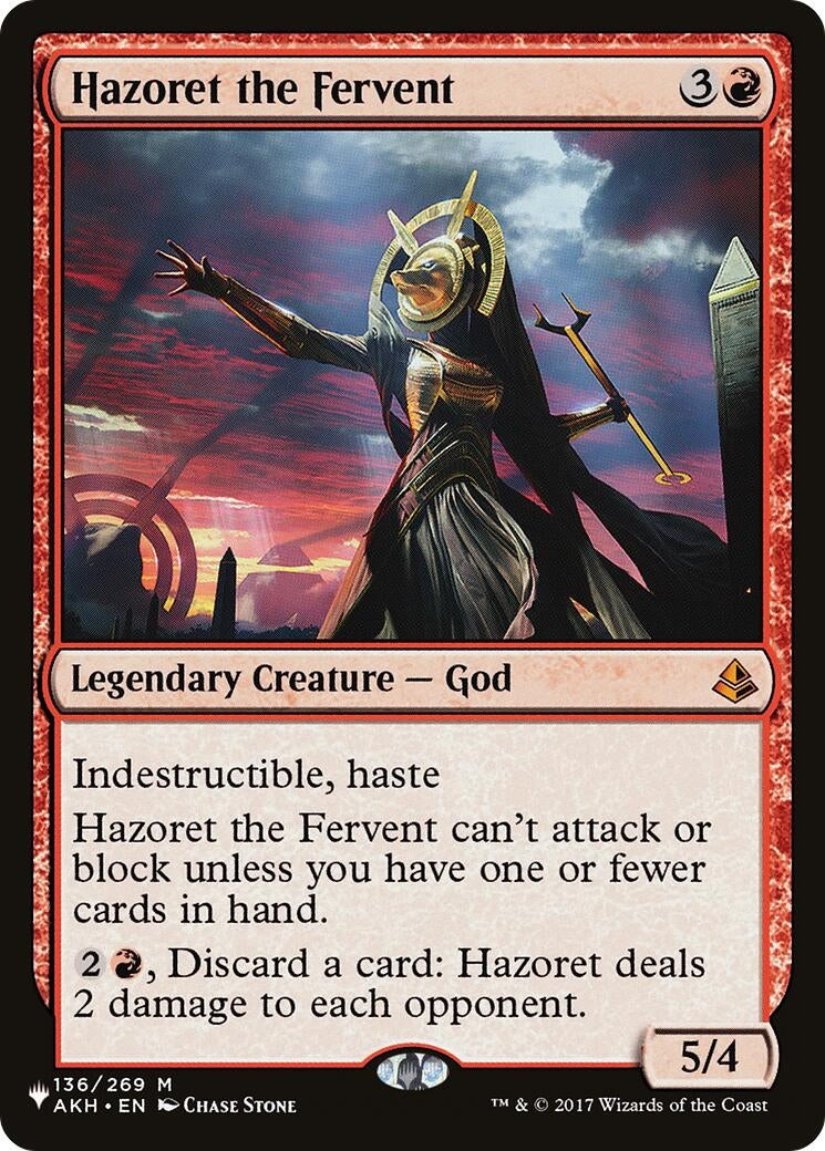 Hazoret the Fervent (136/269) (LIST)