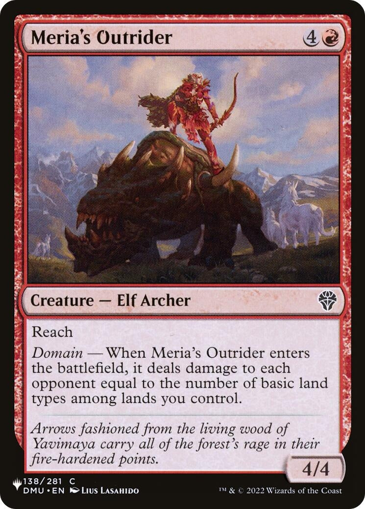 Meria's Outrider (138/281) (LIST)
