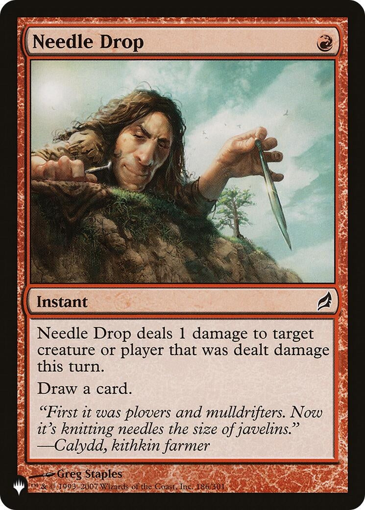 Needle Drop (186/301) (LIST)