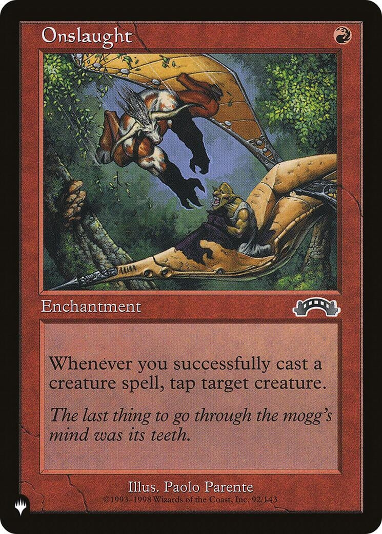 Onslaught (92/143) (LIST)