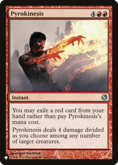 Pyrokinesis (32/81) (LIST)
