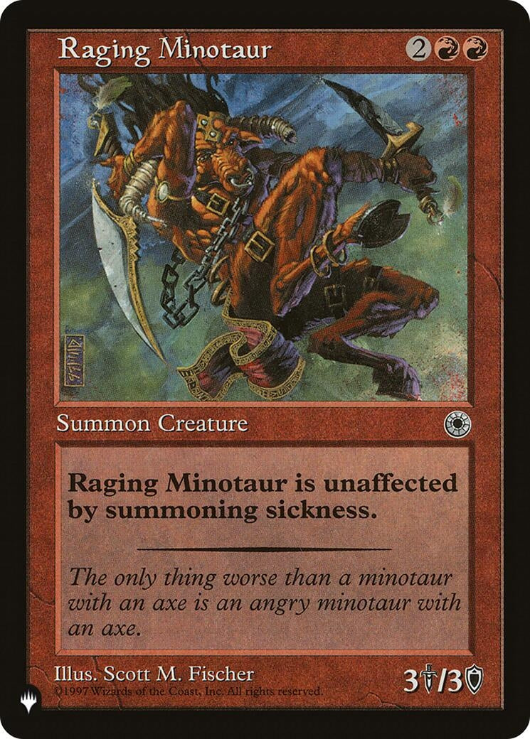 Raging Minotaur (LIST)