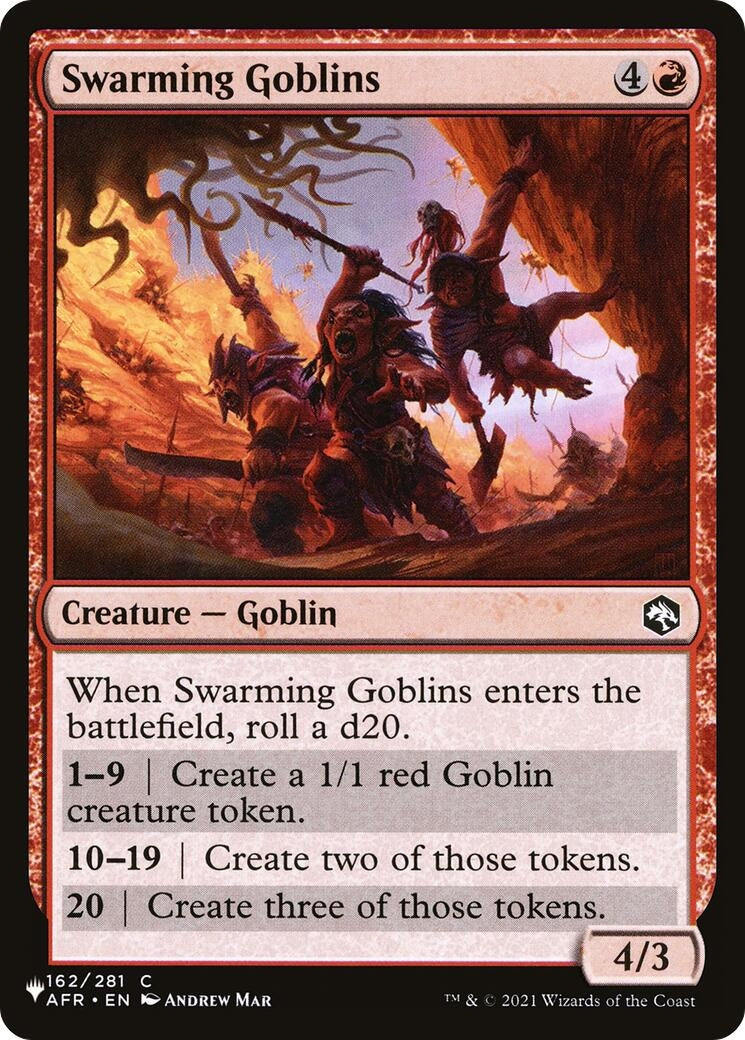 Swarming Goblins (162/281) (LIST)