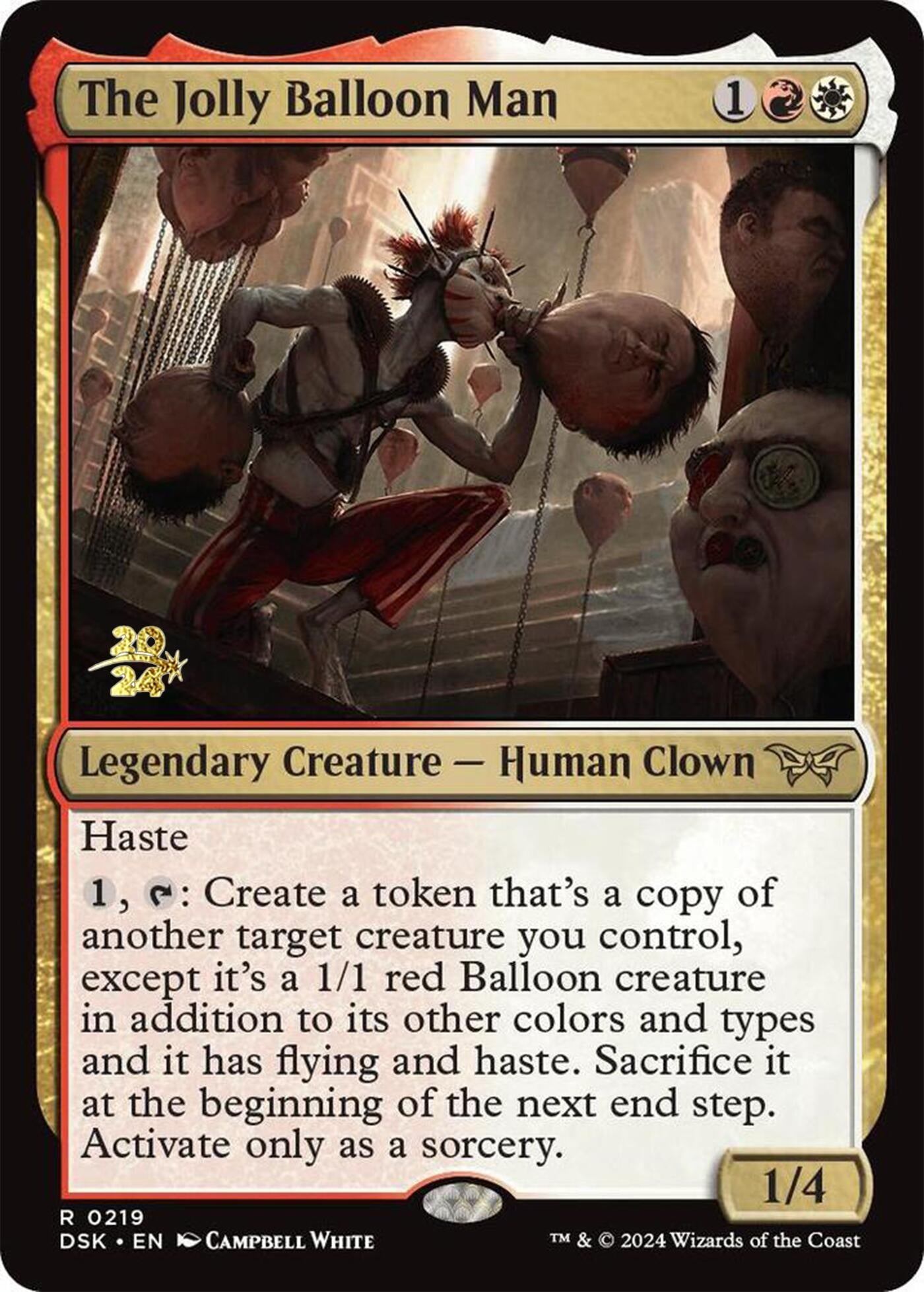 Image for The Jolly Balloon Man (219) (PRE) - Magic: The Gathering