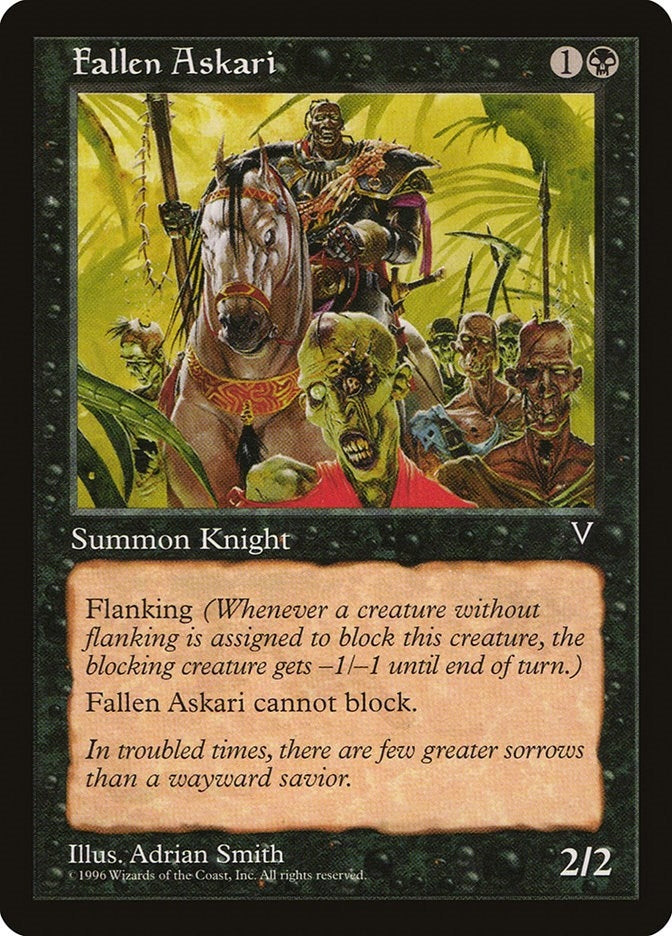 Image for Fallen Askari (VIS) - Magic: The Gathering