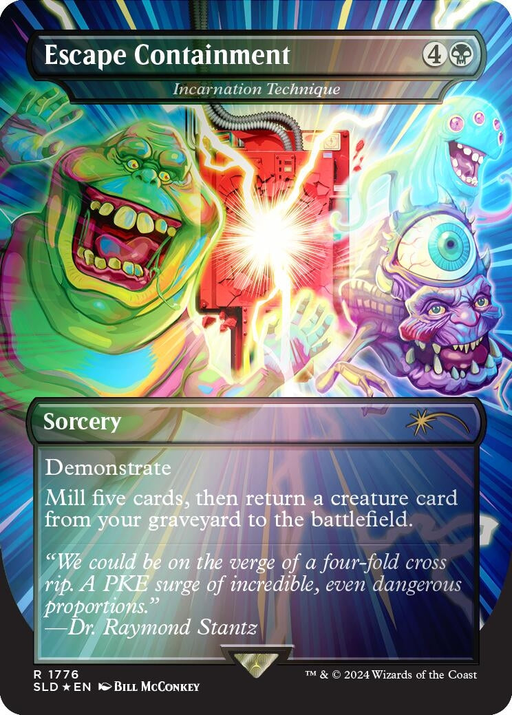Image for Escape Containment - Incarnation Technique (Rainbow Foil) (1776) (SLD) - Magic: The Gathering