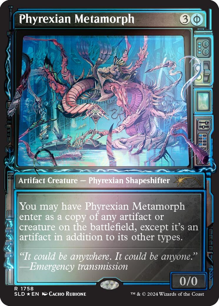 Image for Phyrexian Metamorph (Rainbow Foil) (1758) (SLD) - Magic: The Gathering