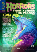 Image for Koma, Cosmos Serpent (Rainbow Foil) (1765) (SLD) - Magic: The Gathering