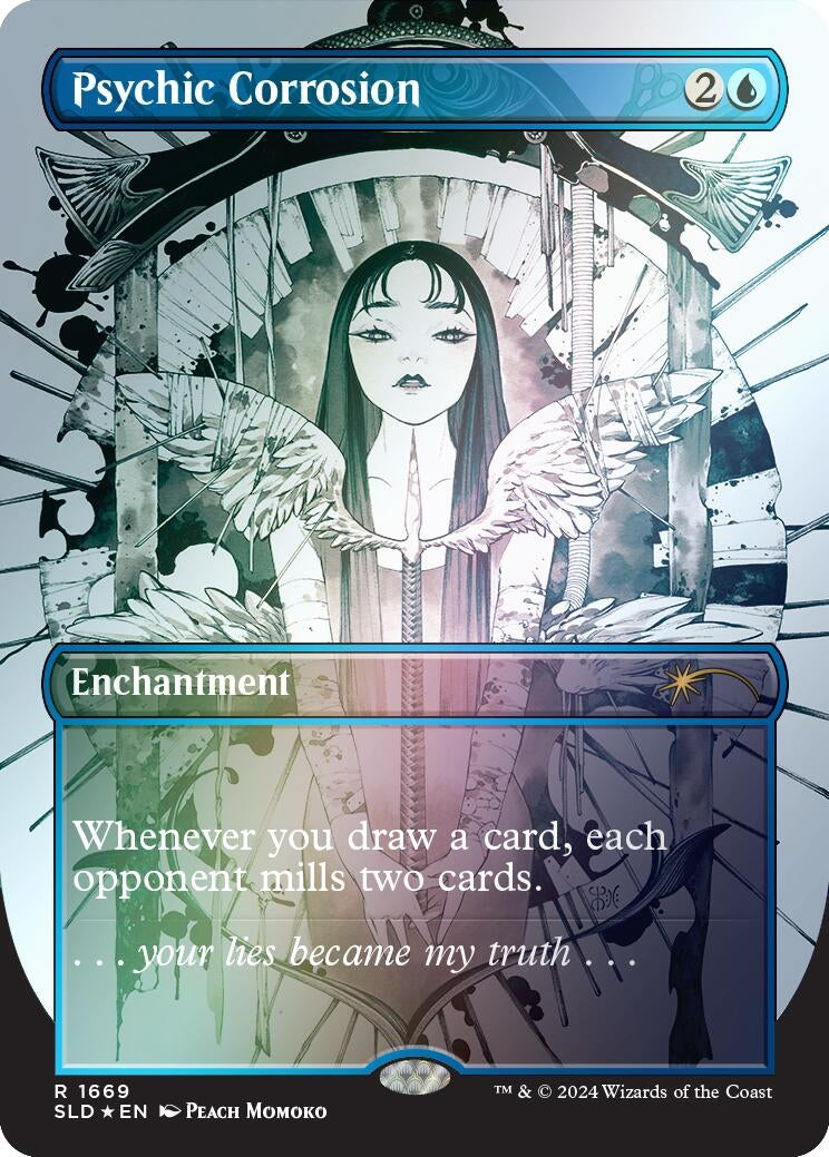 Image for Psychic Corrosion (Rainbow Foil) (1669) (SLD) - Magic: The Gathering