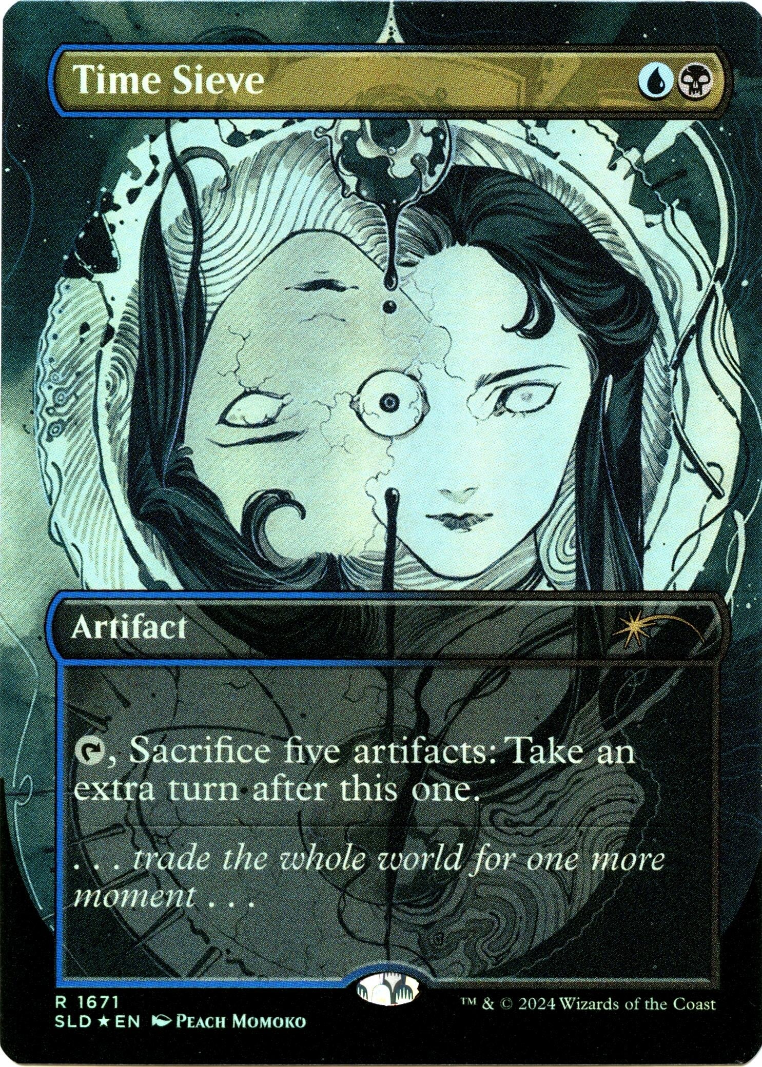 Image for Time Sieve (Rainbow Foil) (1671) (SLD) - Magic: The Gathering