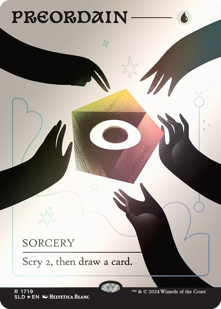 Image for Preordain (1719) (Rainbow Foil) (1719) (SLD) - Magic: The Gathering