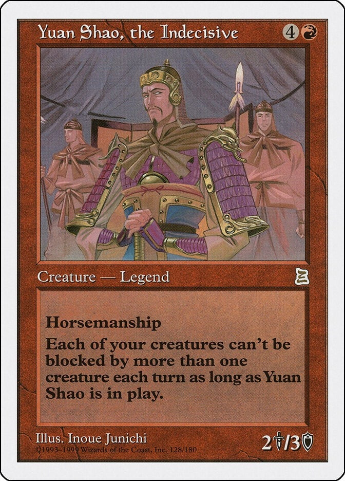 Image for Yuan Shao, the Indecisive (128) (PTK) - Magic: The Gathering