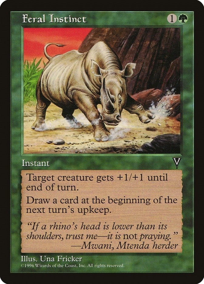 Image for Feral Instinct (VIS) - Magic: The Gathering