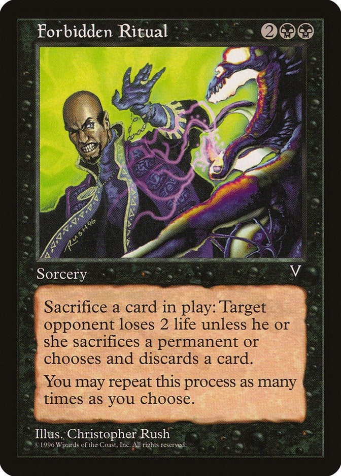 Image for Forbidden Ritual (VIS) - Magic: The Gathering