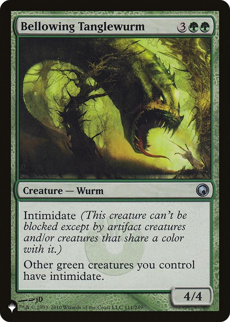Bellowing Tanglewurm (111/249) (LIST)