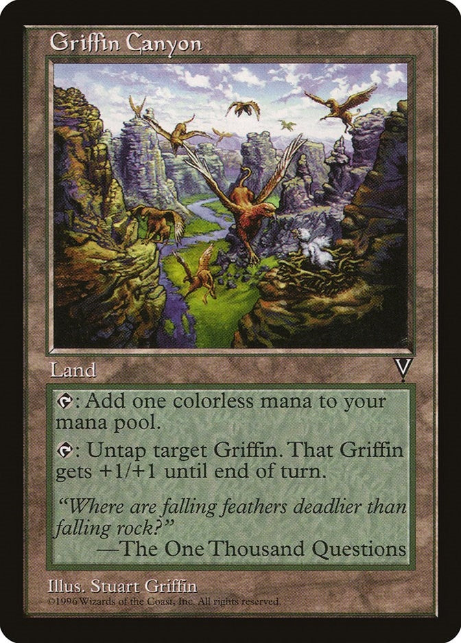 Image for Griffin Canyon (VIS) - Magic: The Gathering