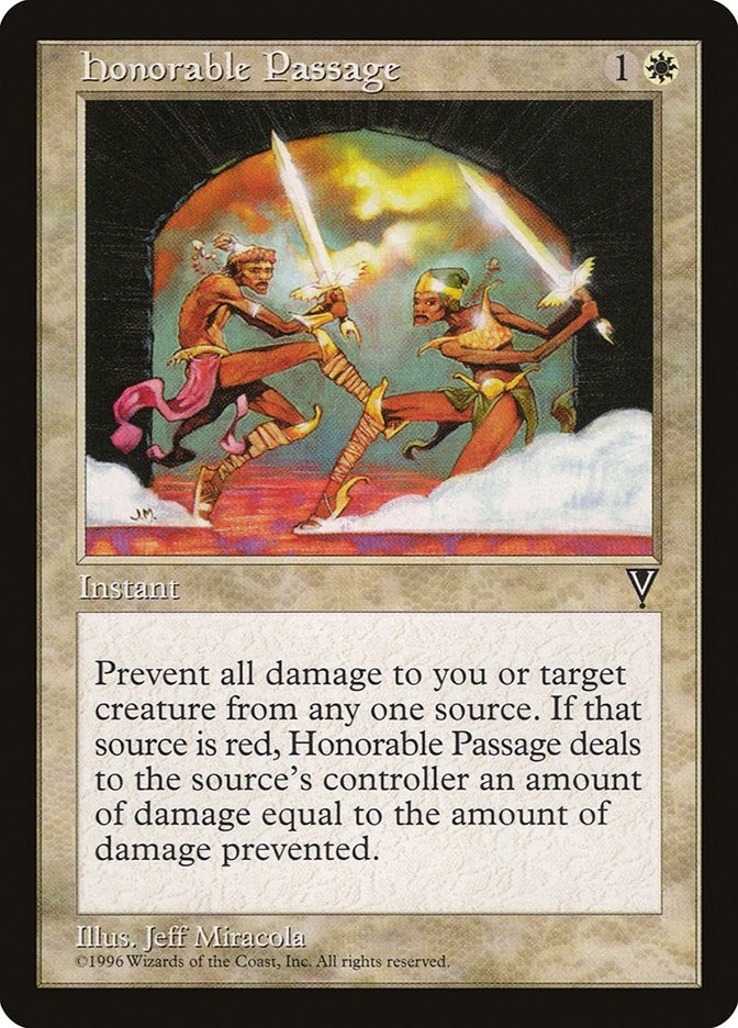 Image for Honorable Passage (VIS) - Magic: The Gathering
