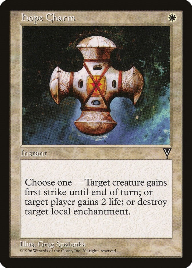 Image for Hope Charm (VIS) - Magic: The Gathering