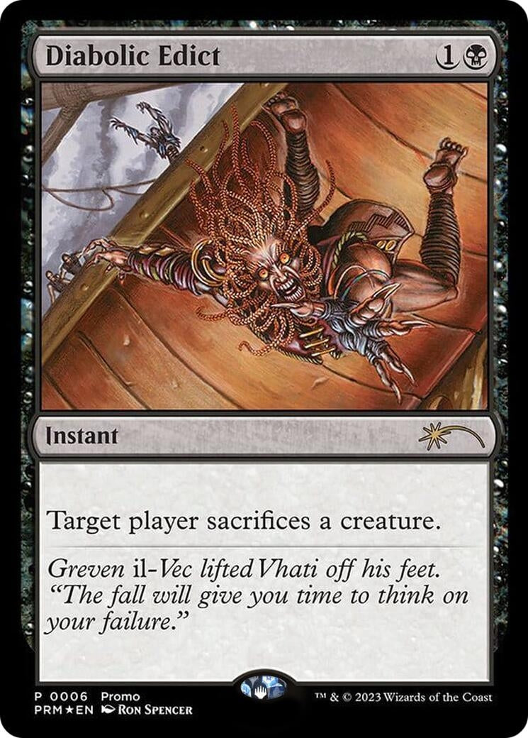 Image for Diabolic Edict (Graphic Novel Insert) (6) (MEDIA) - Magic: The Gathering