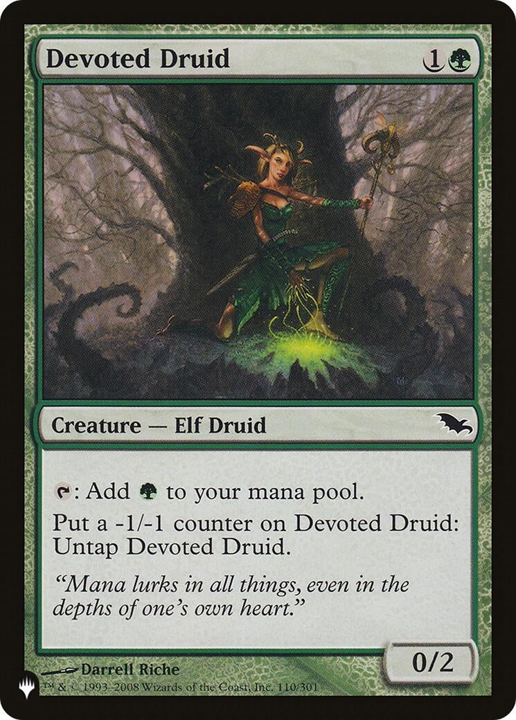 Devoted Druid (SHM) (110/301) (LIST)