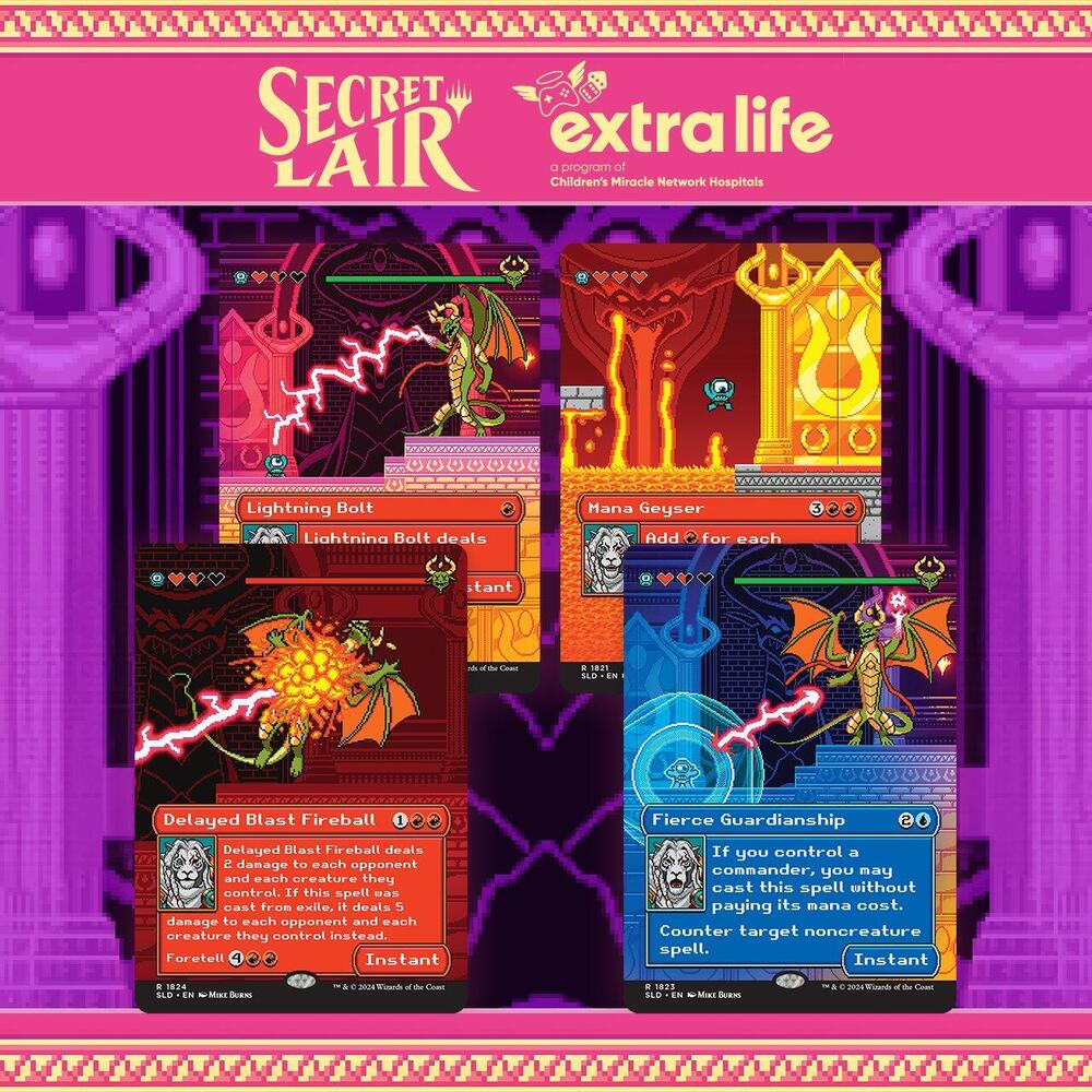 Secret Lair Pixel Perfect Extra Life 2024