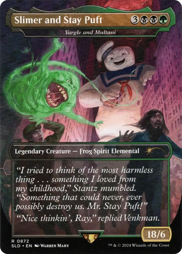 Image for Slimer and Stay Puft - Yargle and Multani (872) (SLD) - Magic: The Gathering