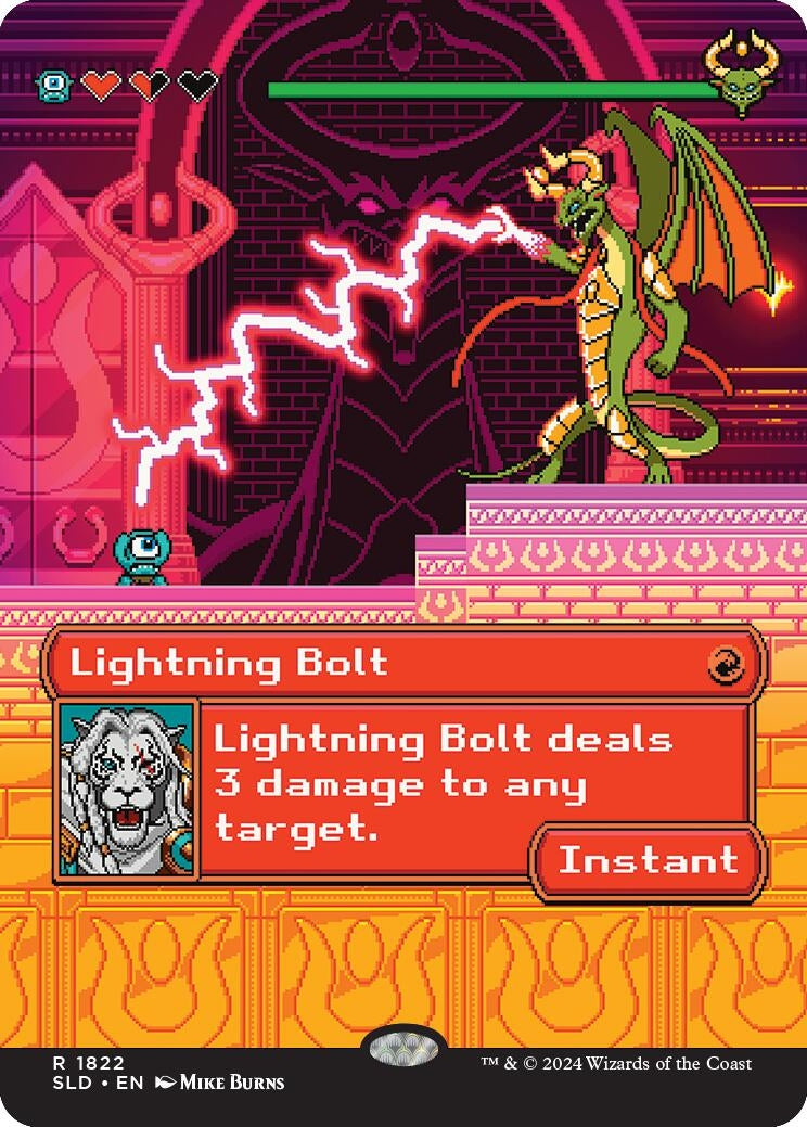 Image for Lightning Bolt (1822) (1822) (SLD) - Magic: The Gathering