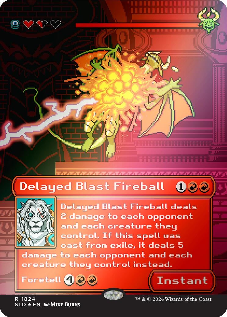 Image for Delayed Blast Fireball (Rainbow Foil) (1824) (SLD) - Magic: The Gathering