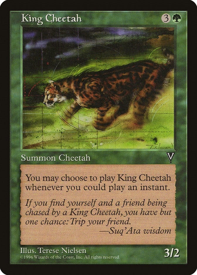 Image for King Cheetah (VIS) - Magic: The Gathering