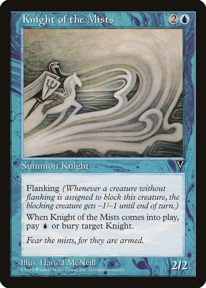 Image for Knight of the Mists (VIS) - Magic: The Gathering
