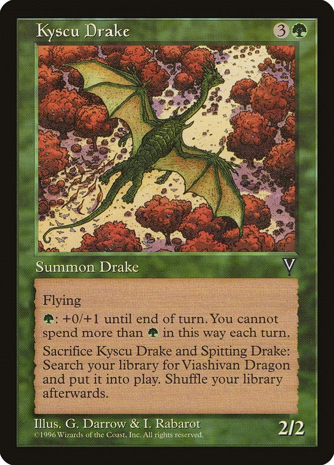Image for Kyscu Drake (VIS) - Magic: The Gathering