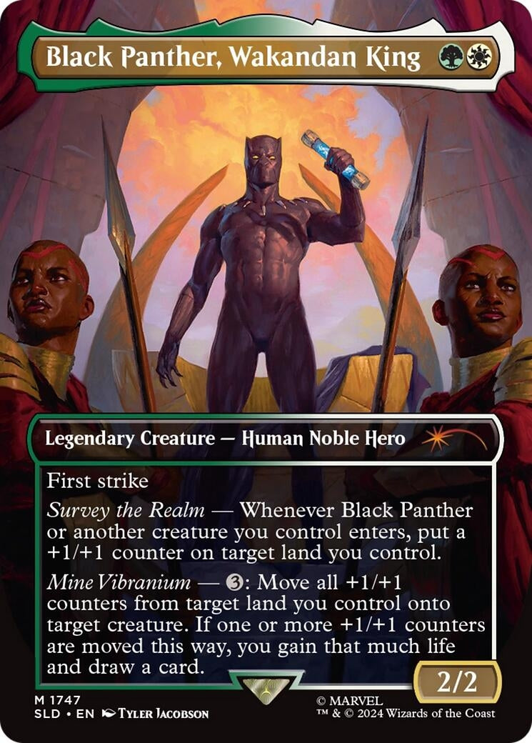 Image for Black Panther, Wakandan King (1747) (SLD) - Magic: The Gathering
