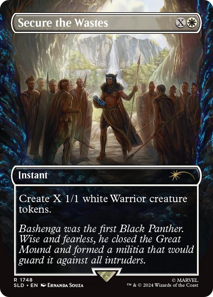 Image for Secure the Wastes (Rainbow Foil) (1748) (SLD) - Magic: The Gathering
