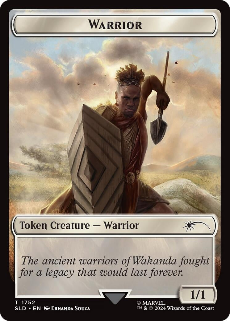 Image for Warrior Token (1752) (SLD) - Magic: The Gathering