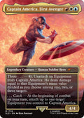Image for Captain America, First Avenger (Rainbow Foil) (1726) (SLD) - Magic: The Gathering