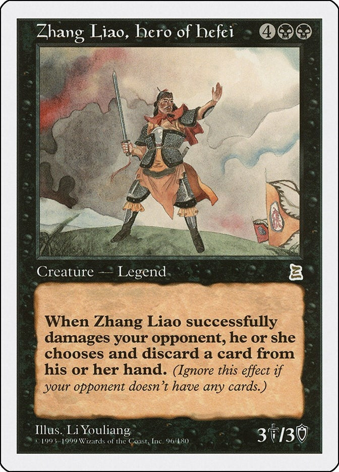 Image for Zhang Liao, Hero of Hefei (96) (PTK) - Magic: The Gathering